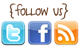 follow us on twitter, facebook and blogger